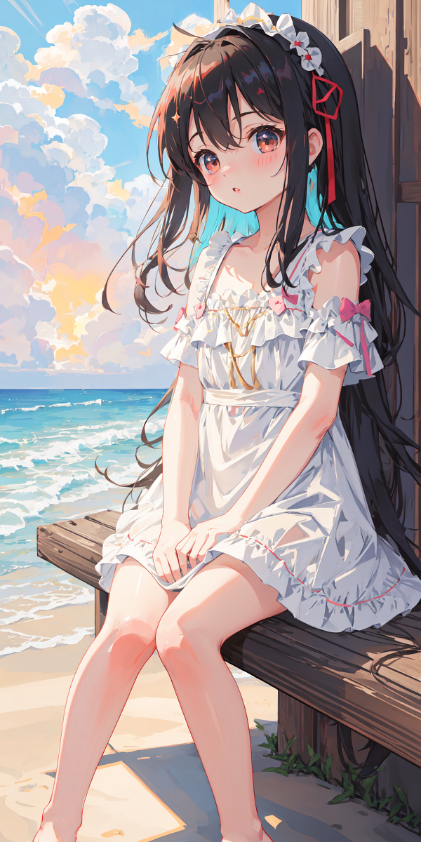 LittleNeiko's tweet photo. #3 Day at the beach #young #digital #illustration #original #beautiful #女の子 #オリジナル #夏 https://t.co/O2bJ5Lg98y https://t.co/RufNd1E0yU