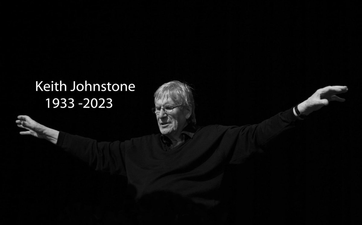 improv_ed's tweet photo. Very sad to hear of Keith Johnstone's passing yesterday.  Without his teaching, wisdom and genius, I wouldn't have met so many inspiring and generous people who have opened my eyes to true kindness and humanity.  Thank you Keith. RIP. https://t.co/MHWumx3glG