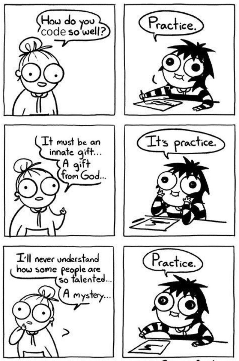 There's no such a thing as a "gifted" developer.