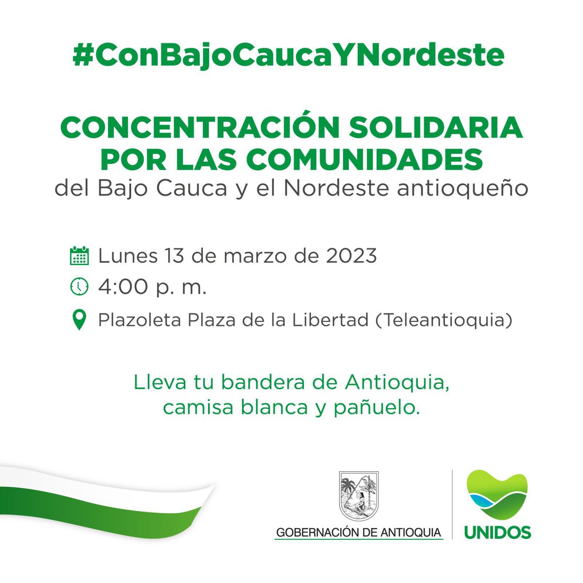 pipehincapieu's tweet photo. MÁS UNIDOS QUE NUNCA #ConBajoCaucayNordeste mañana concentración para expresar nuestra solidaridad. https://t.co/V3or1Kgy5Y