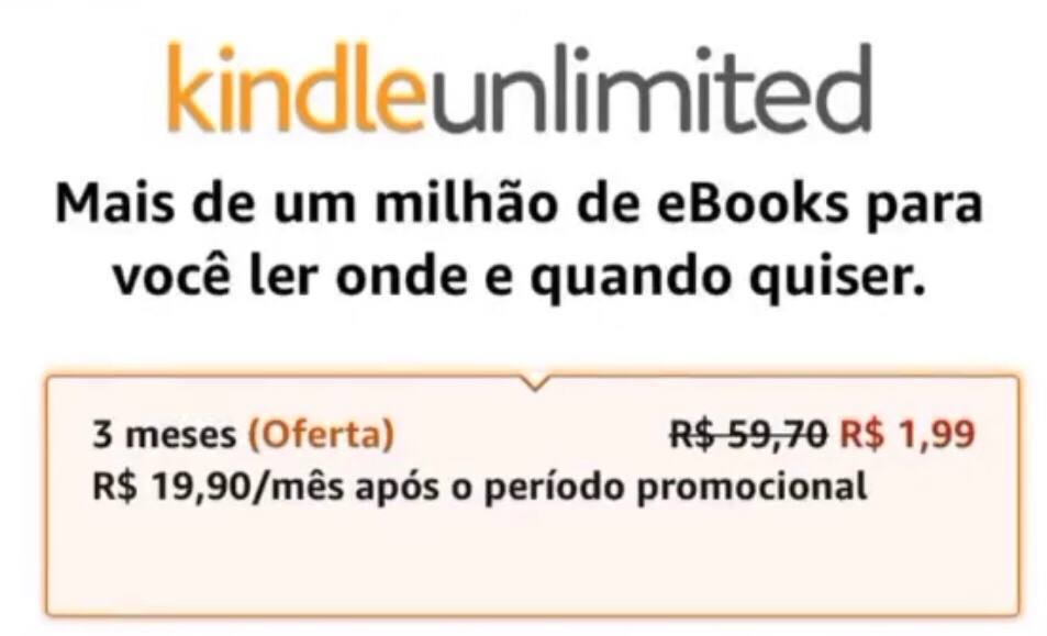 Promodlivros's tweet image. ATENÇÃO: LIBERADO PARA MAIS CONTAS !!

🚨 3 MESES DE KINDLE UNLIMITED POR R$1,99

Pague somente R$1,99 e tenha acesso a milhares de livros durante 3 meses!

↪️ amzn.to/3ZINBDp