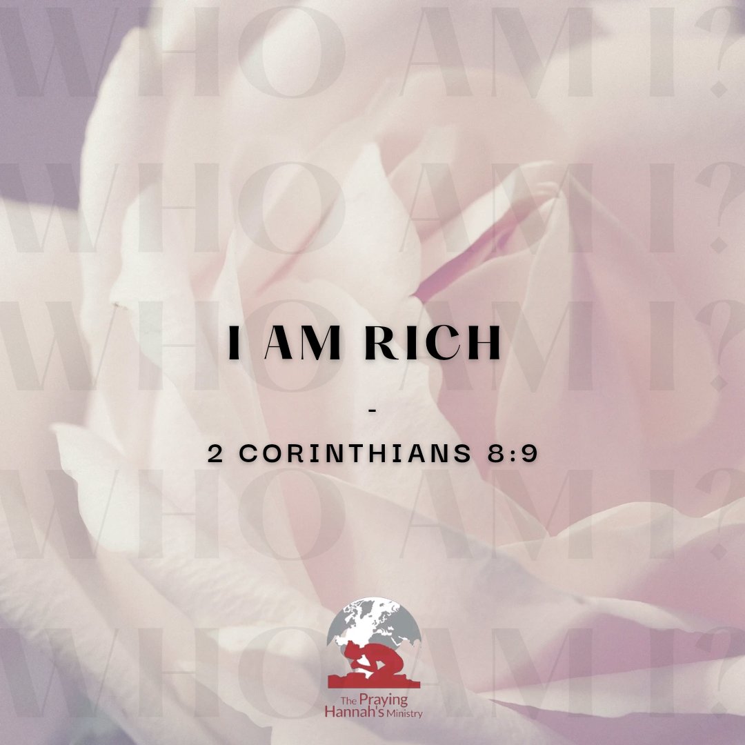 LadiesLounger's tweet photo. For you know the grace of our Lord Jesus Christ, that though he was rich, yet for your sake he became poor, so that you through his poverty might become rich.
2 CORINTHIANS 8:9 NIV.
#whoweare #ouridentity #ouridentityinchrist https://t.co/0zDFaTHVp1