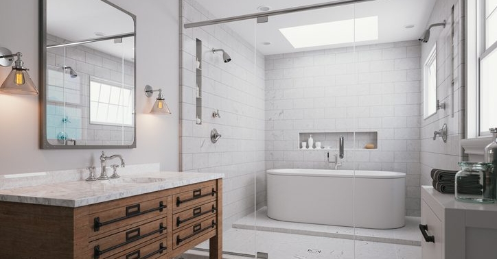 All-White Bathrooms Are Getting Drenched in Color nar.realtor/blogs/styled-s…