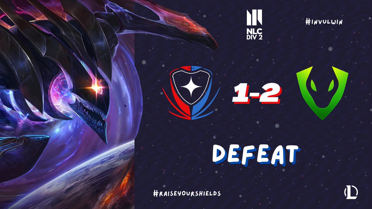 InvulEsports's tweet photo. Don't really understand how happened, ggs @VNC_Esports 😳
We go again on Tuesday vs @MunsterRGaming! 💪
#RaiseYourShields🛡 #NLCDiv2 https://t.co/2tif91rhIS