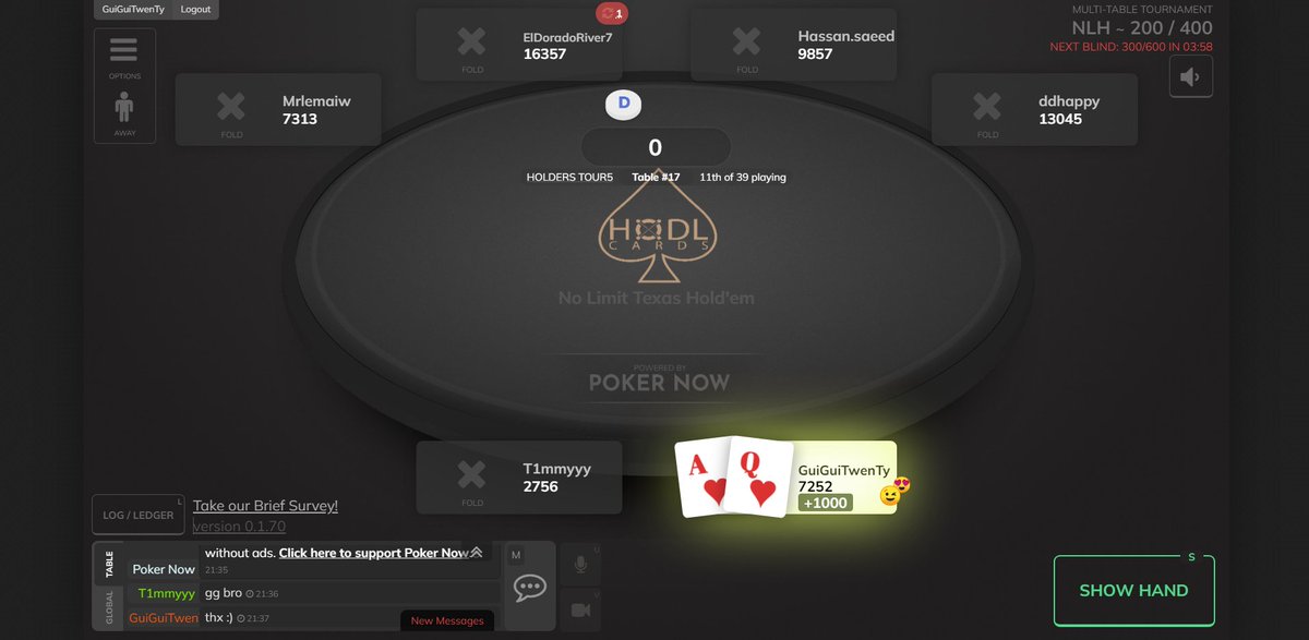 tagerqc's tweet photo. How to win freespins in @HODLcards  ? Just win a hand same as your NFT :D https://t.co/TDP8XJQOuJ