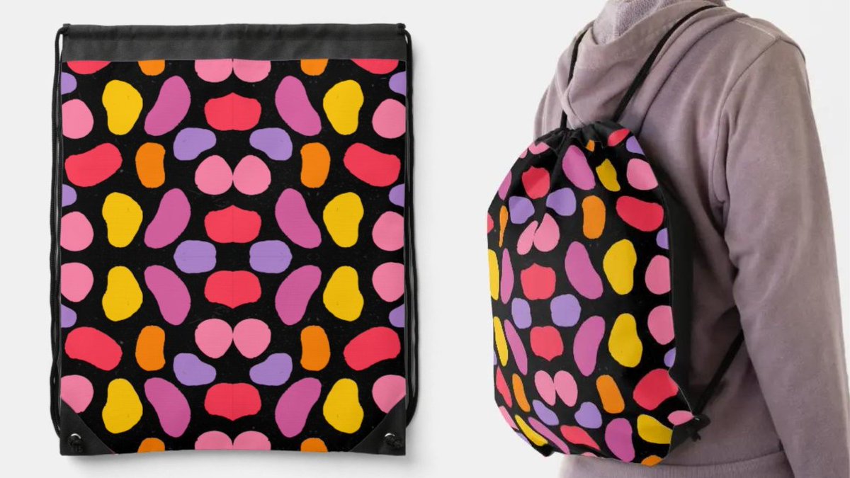 Modern Colorful, Birthday Girl, Birthday Party Drawstring Bag. bit.ly/400b3eX  #patterns #pattern #ColorfulCelebration #bags #backpacking 
#drawstringbag #gifts #MothersDay