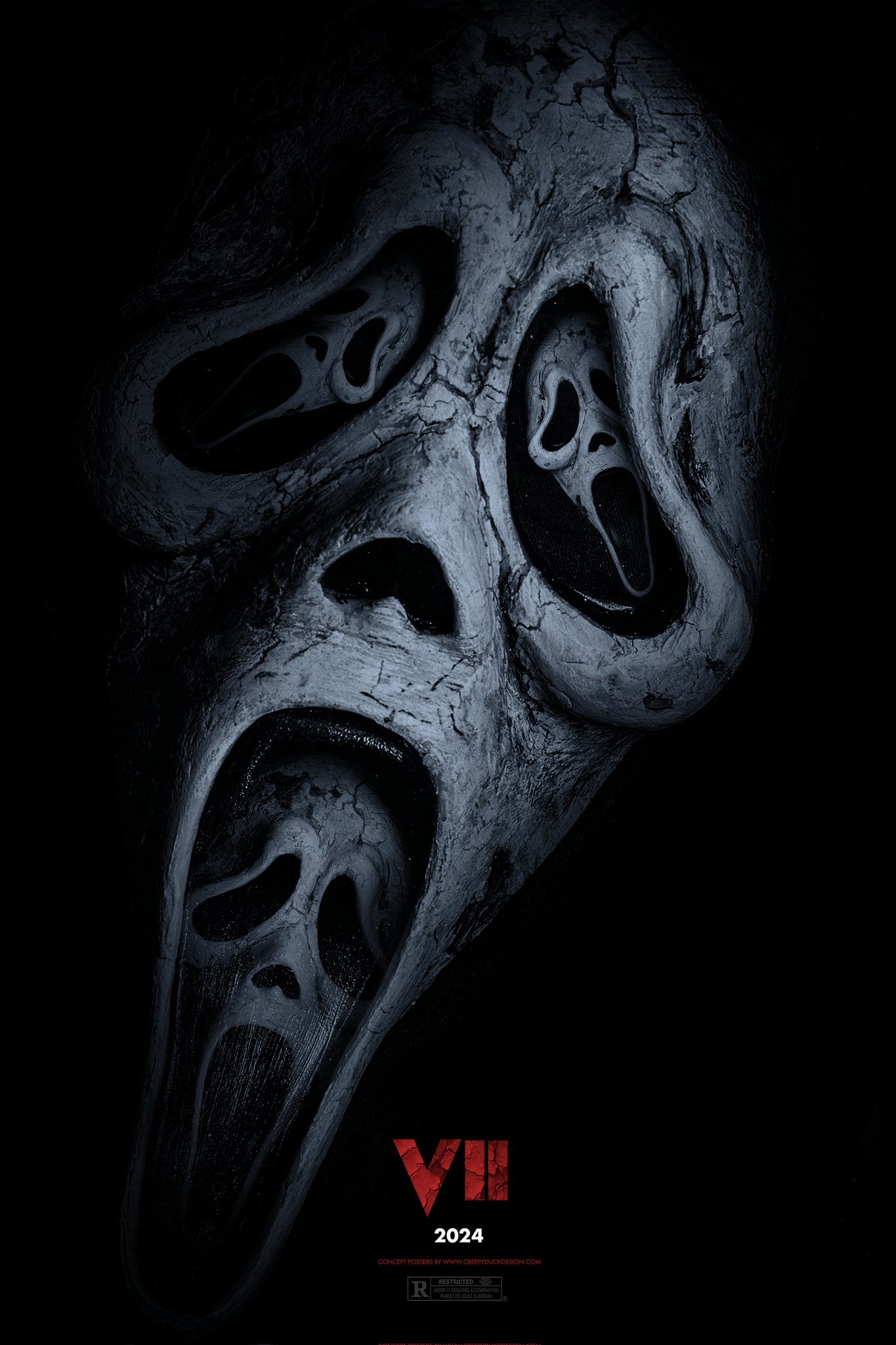 creepy face | Poster