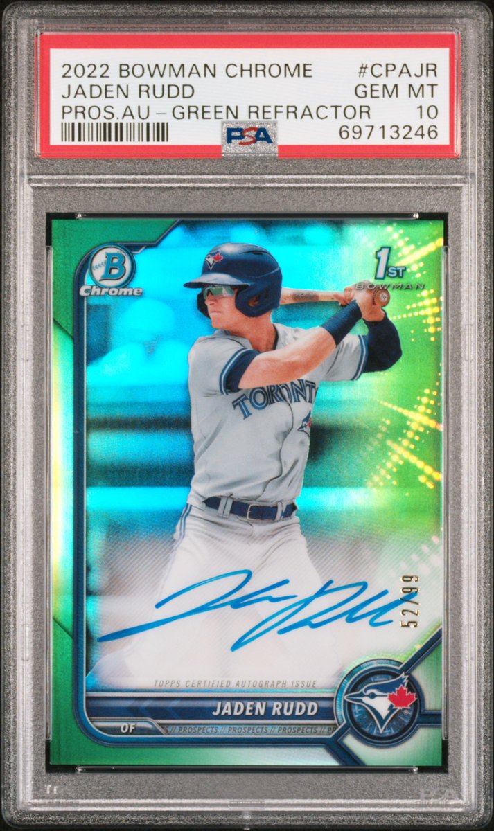 2k Followers Giveaway🚨

Jaden Rudd currently playing for Great Britain in the WBC

POP 1 Green PSA 10

All You have to do is 

Like/Retweet this post + Follow me

Winner Announced Wednesday 🤝