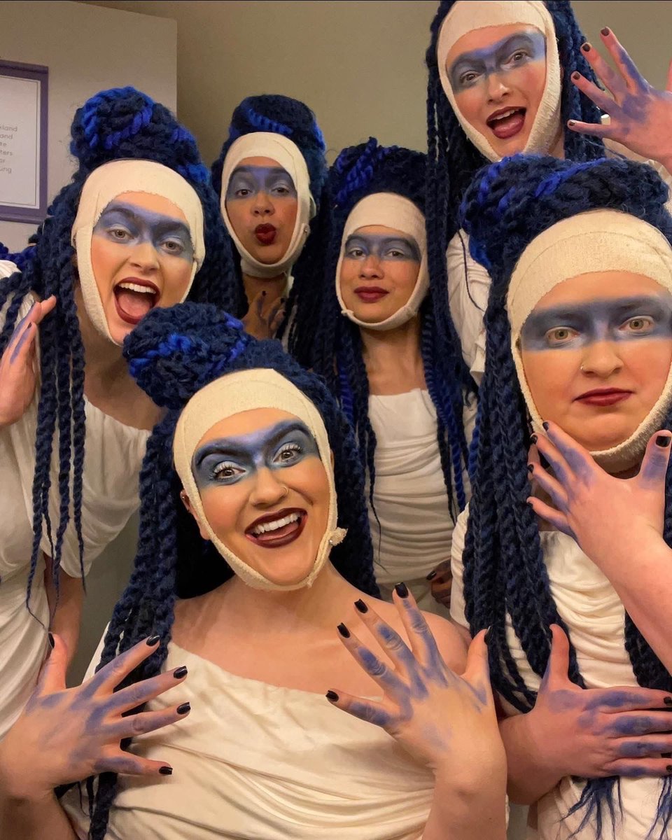 FizzBuckland's tweet photo. I feel like I’ve only just come to after last night’s breathtaking opening of #Akhnaten @E_N_O. It’s always exciting to perform at our beloved Coliseum, a privilege to do it while nursing my baby, &amp; an honour to be in such an iconic production. 📸 Lauren Young #ChooseOpera https://t.co/lhJPU7xezs