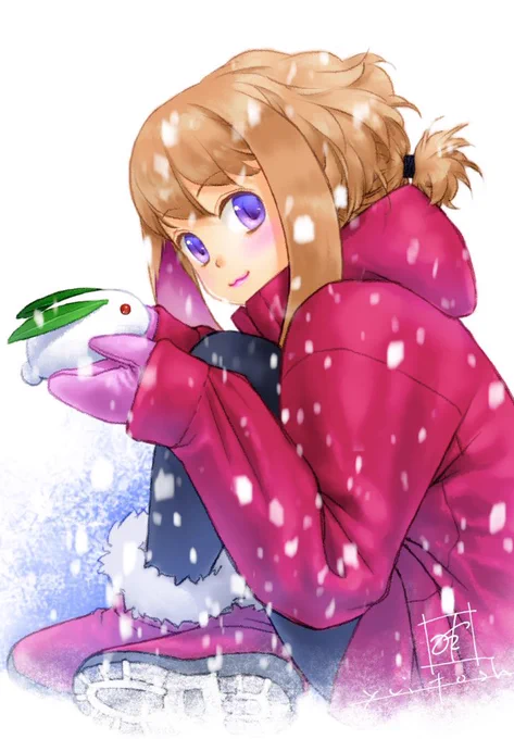 おはようございます〜からの〜おやすみなさい今めちゃ雨降ってて五月蝿い頭痛はだいぶ良くなってきました骨粗鬆症の薬もめっちゃ効いてて、キッチリ3日間頭が痛い過去絵再掲↓もう春だとゆーのに…初春絵間に合わなかった版と大遅刻ゴメンなさい版 