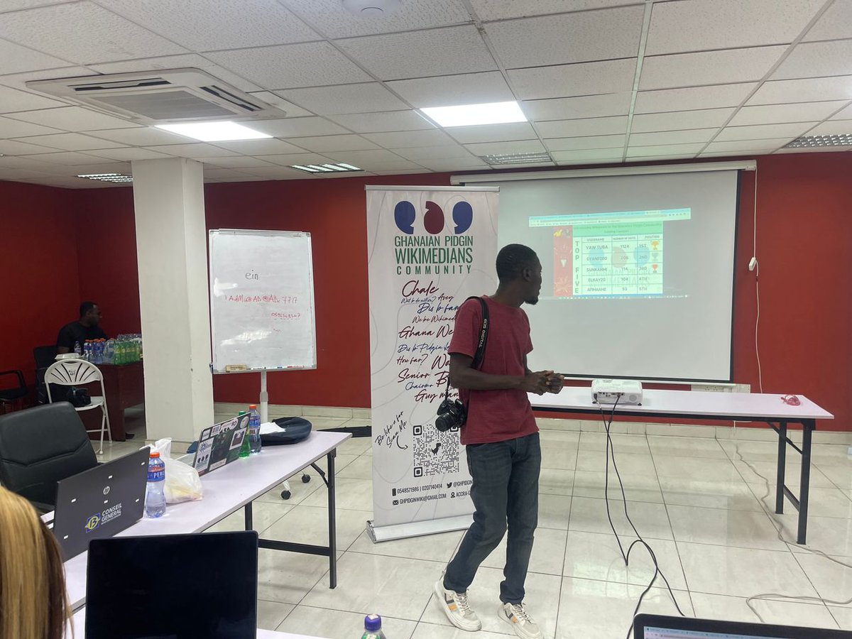 Ghanaian Pidgin Wikimedians Community tweet media