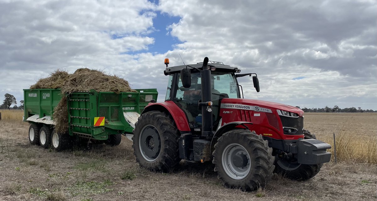 TomChisholm's tweet photo. 13000 ewes to feed and increasing every year. This kit makes it a bit quicker in South Australian autumn https://t.co/i9U3q854um