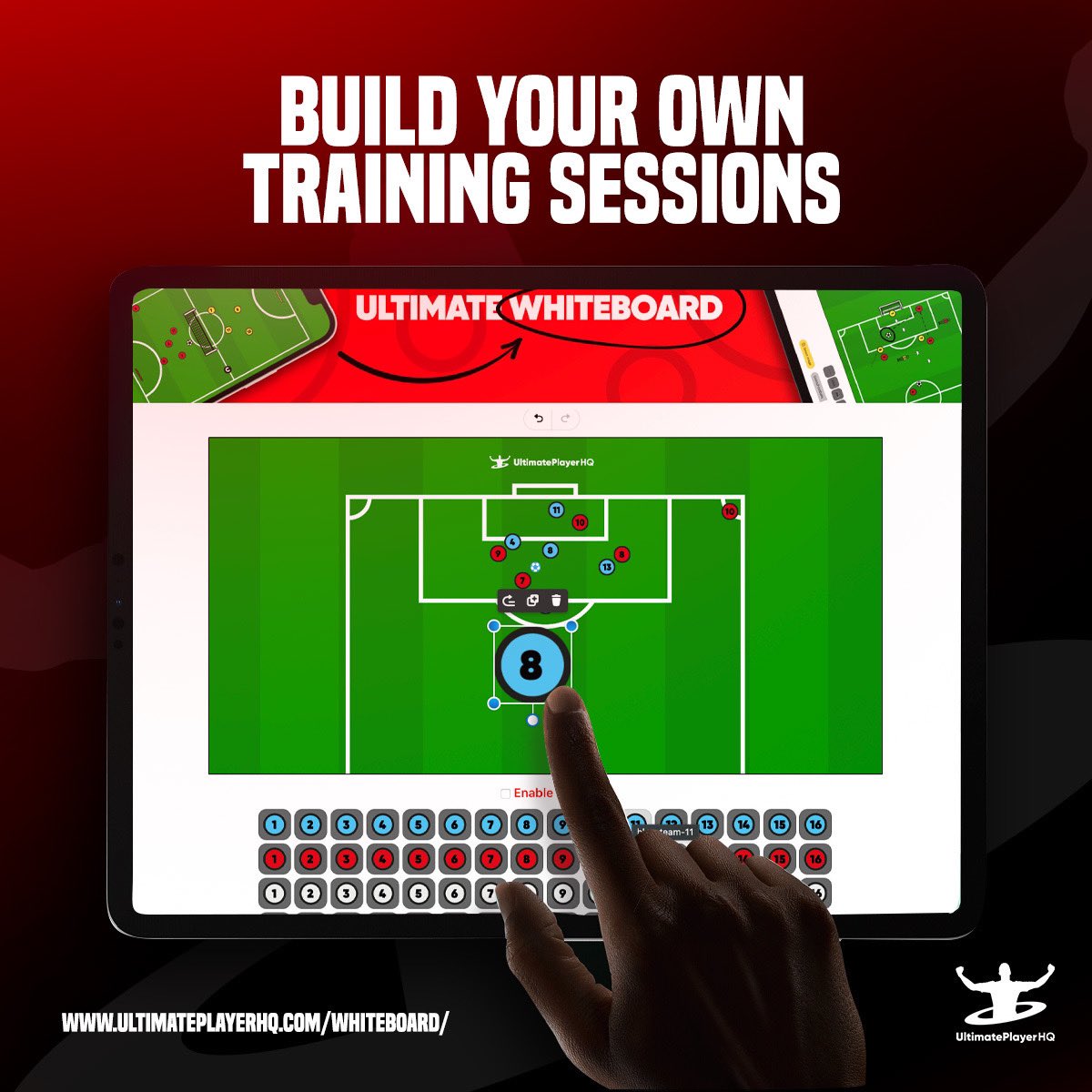 Perfect Planning Tool for Clubs and Individual Coaches. 

Design, share and present your session activities.

Visit: UltimateplayerHQ.com