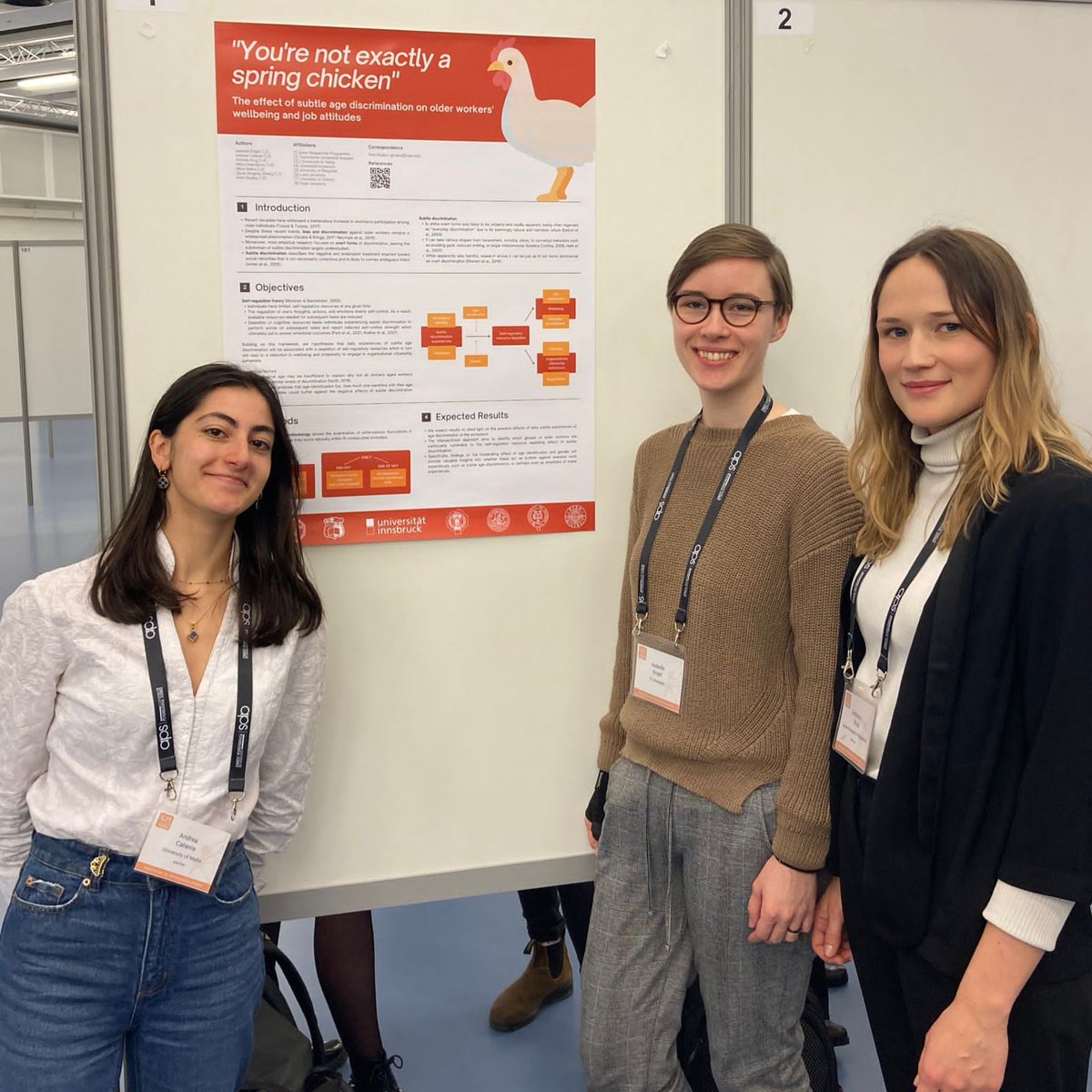 IsabellePsych's tweet photo. First big conference with some of my awesome team members 🥳 Totally blown away by the diverse research others presented and very grateful for the kind people who stopped and asked about our research proposal: https://t.co/DDwPqUr5sn 

#icps2023be #springchicken #brussels https://t.co/92BL785z6C