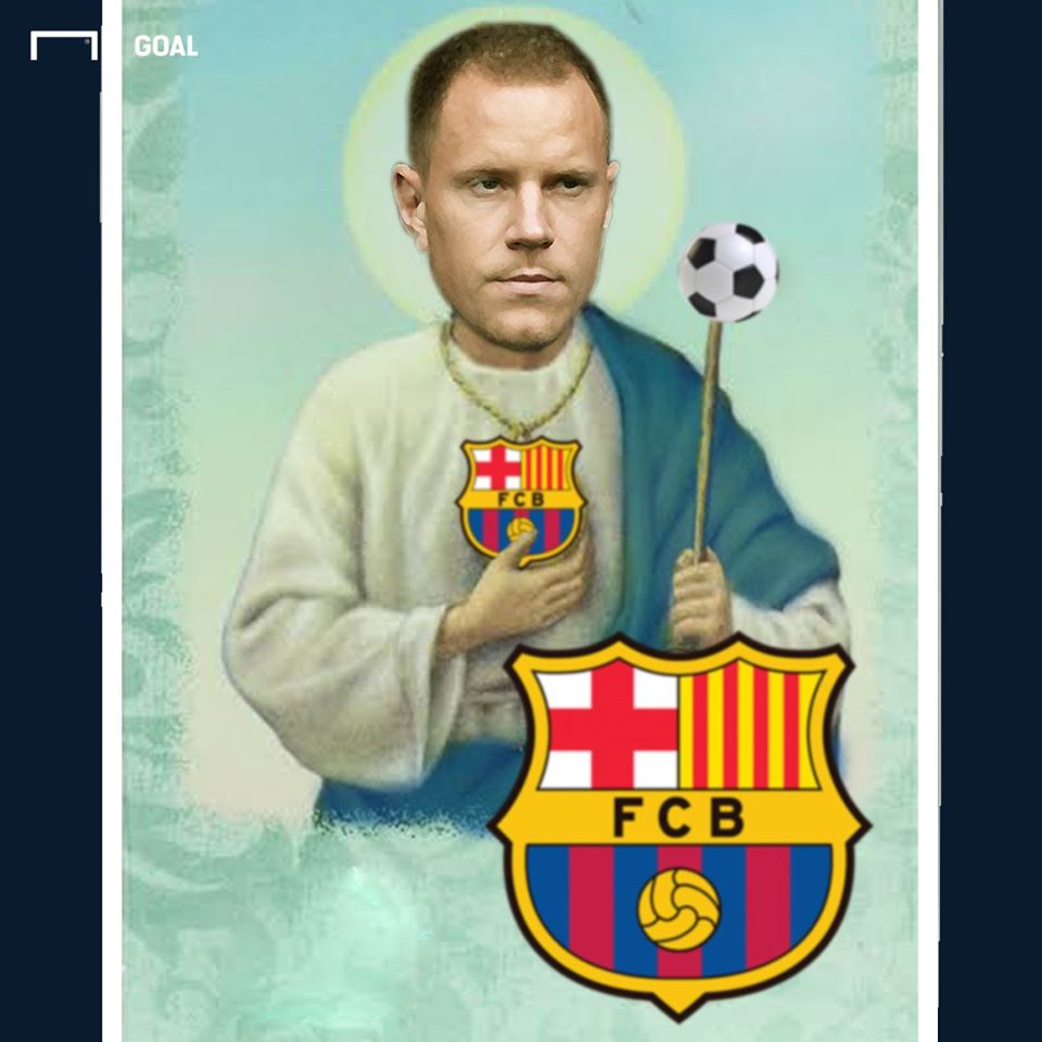 franc23fcb's tweet photo. San Stegen es mi santo, mis rezos son para él. https://t.co/hfHt5JWbFx