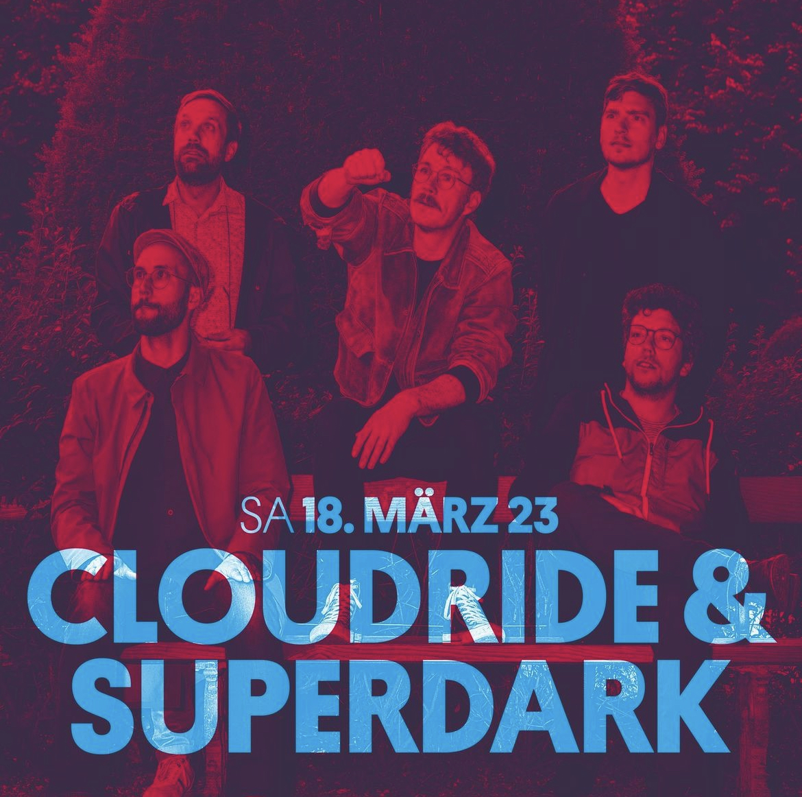 Kommenden Samstag 18.03. LIVE im <a href="/ParterreKultur/">ParterreKultur Basel</a> in Basel. Mit Superdark aus Zürich. Das wird ein Fest. Da wird aus einem ewigen Geheimtipp flugs ein Geheimtipp! Tickets gibt's hier: eventfrog.ch/de/p/konzert/i…