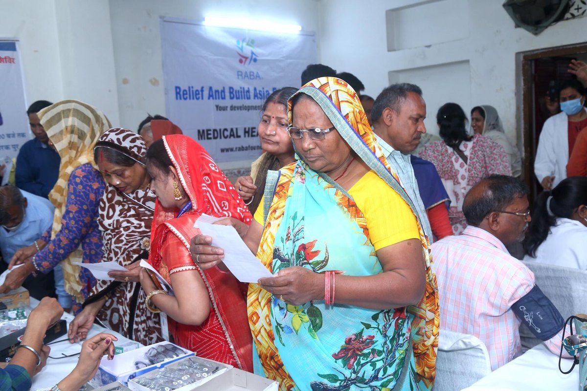 RABAFoundation's tweet photo. RABA Foundation successfully held today its free health camp at Kotla Mubarakpur, New Delhi as part of its Health project. Donate now (even small gifts help!): https://t.co/F8ZLvnx9V1

#healthcamp #MedicalCamp #healthawareness #healthcare https://t.co/8hFkJPFR8y