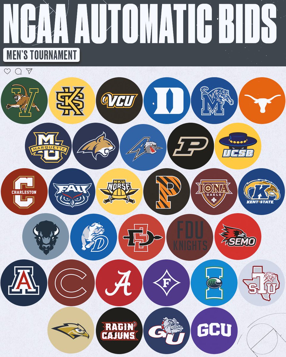 RT if your team got an automatic bid 🙌