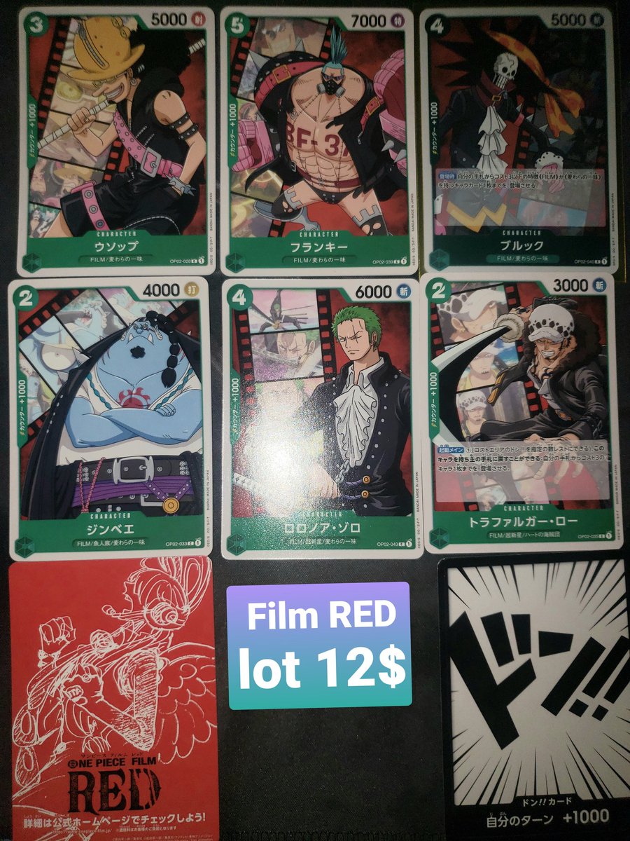 SugoiSummit's tweet photo. One piece cards!!! Op2 & Op3! Price +5$ shipping anywhere in the US! Just opened a tcg shop in the discord to sell all my extras!
WILL TRADE MY POKEMON COLLECTION FOR MORE ONE PIECE CARDS,JS
#onepiece #fsft #fs #tcg #pokemon https://t.co/QX3b5UKuno