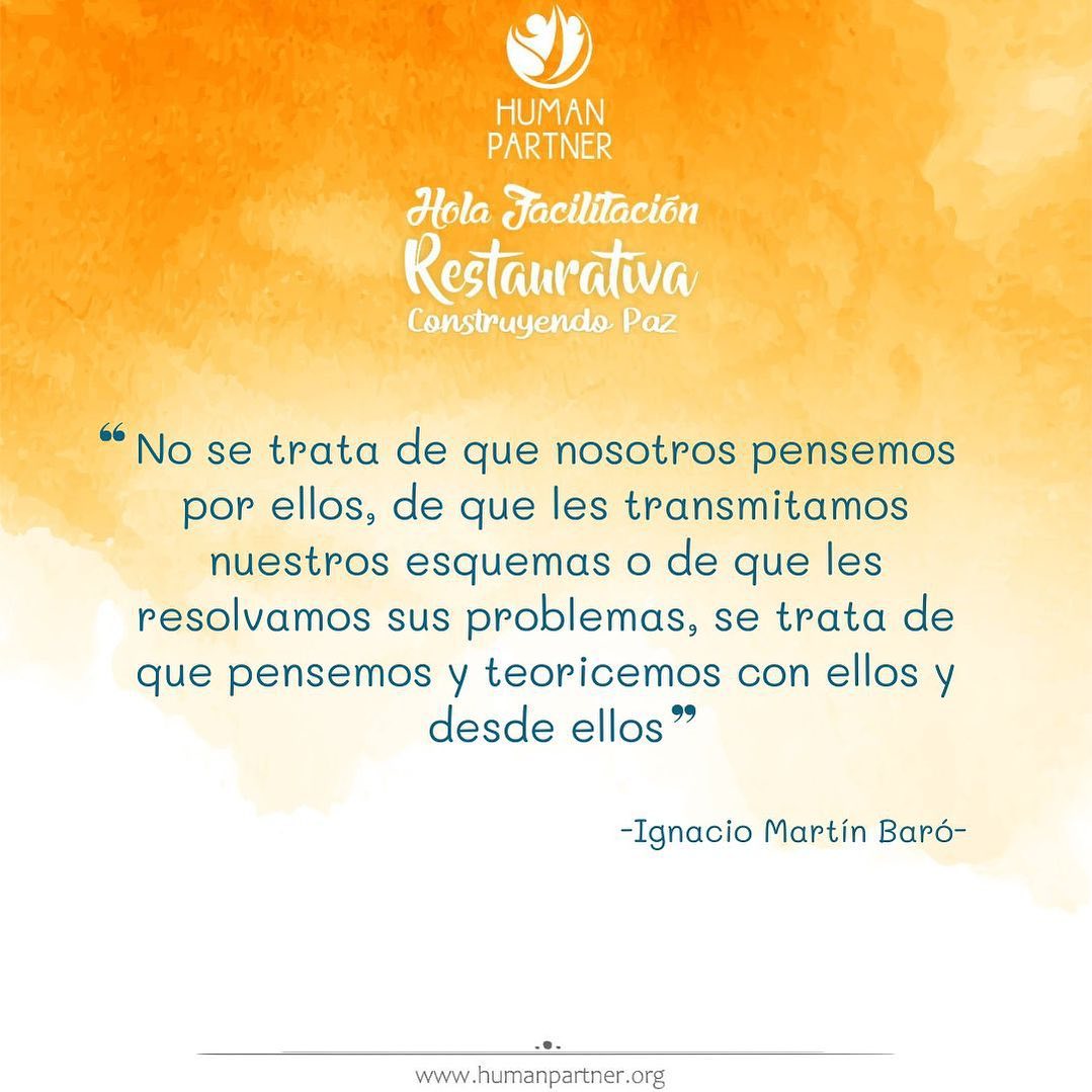 kellylopezt's tweet photo. Acompañamos a las comunidades en la construcción conjunta de una cultura de paz con enfoque restaurativo. @HumanpartnerO https://t.co/PicqS61dXi