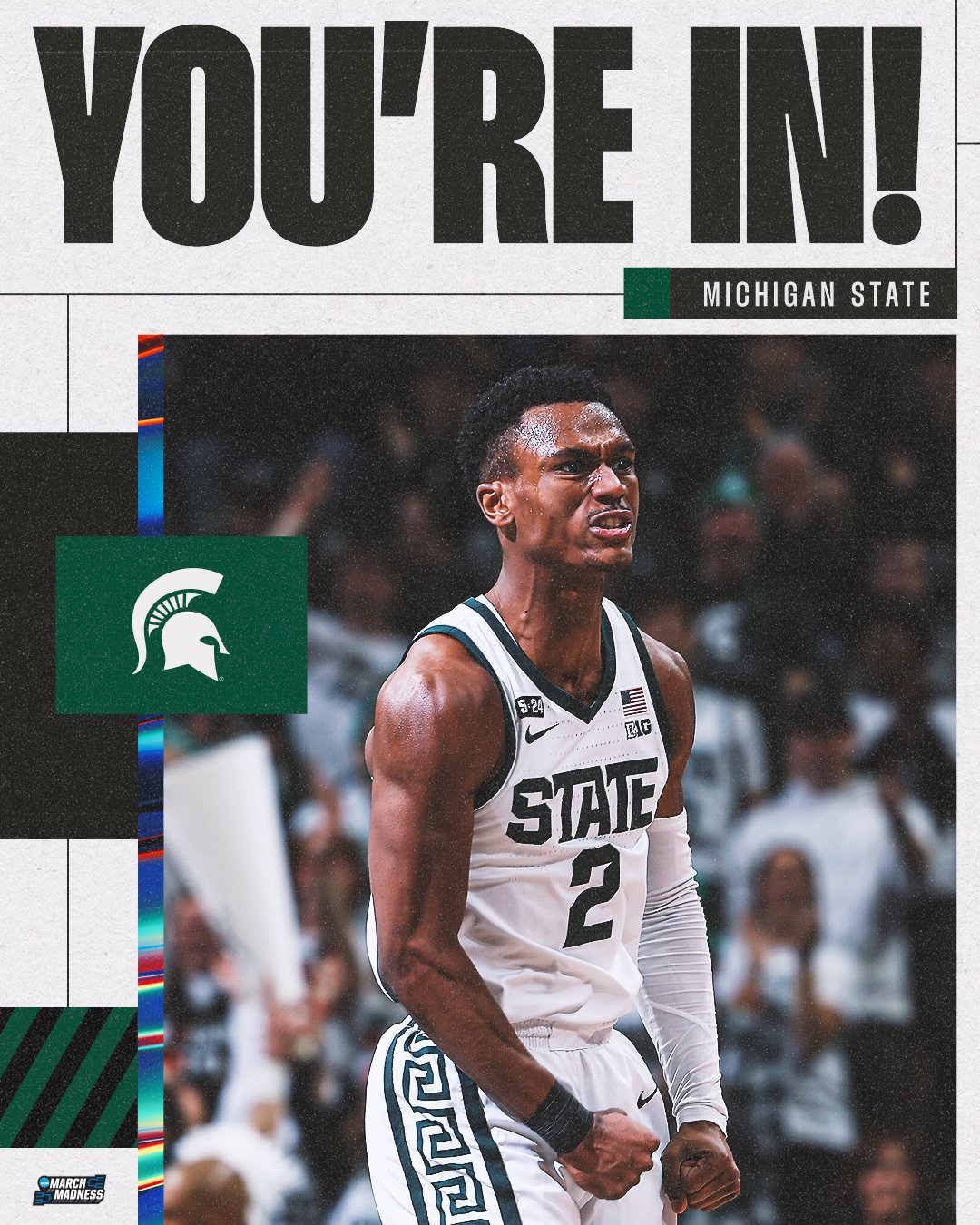 NCAA March Madness on Twitter "Michigan State is DANCING! 🕺 