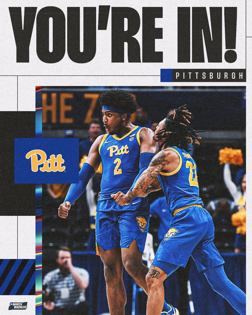 Pittsburgh is DANCING! 🕺

#MarchMadness <a href="/Pitt_MBB/">Pitt Basketball</a>