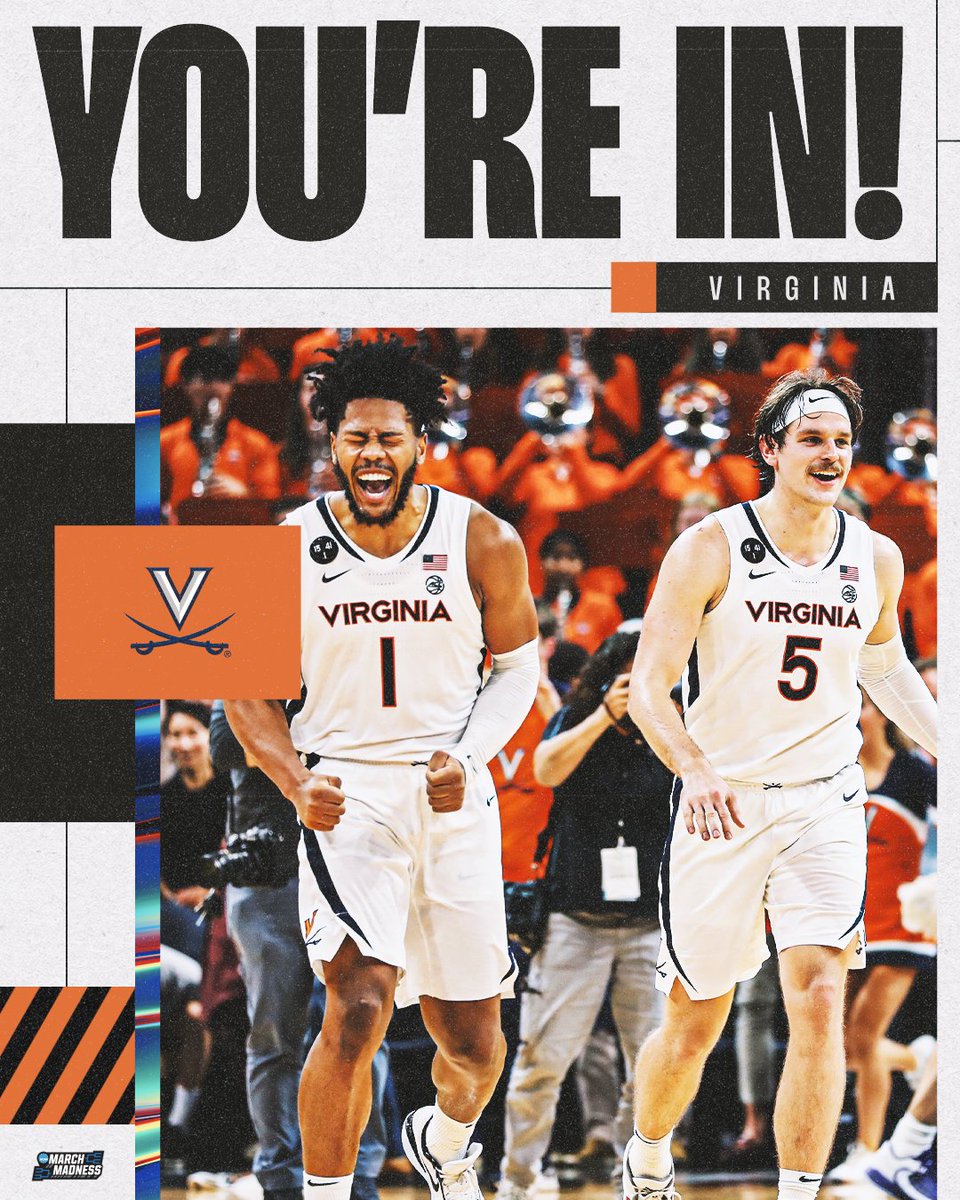 MarchMadnessMBB's tweet photo. Virginia is DANCING! 🕺

#MarchMadness @UVAMensHoops https://t.co/tmWHnaj1DR