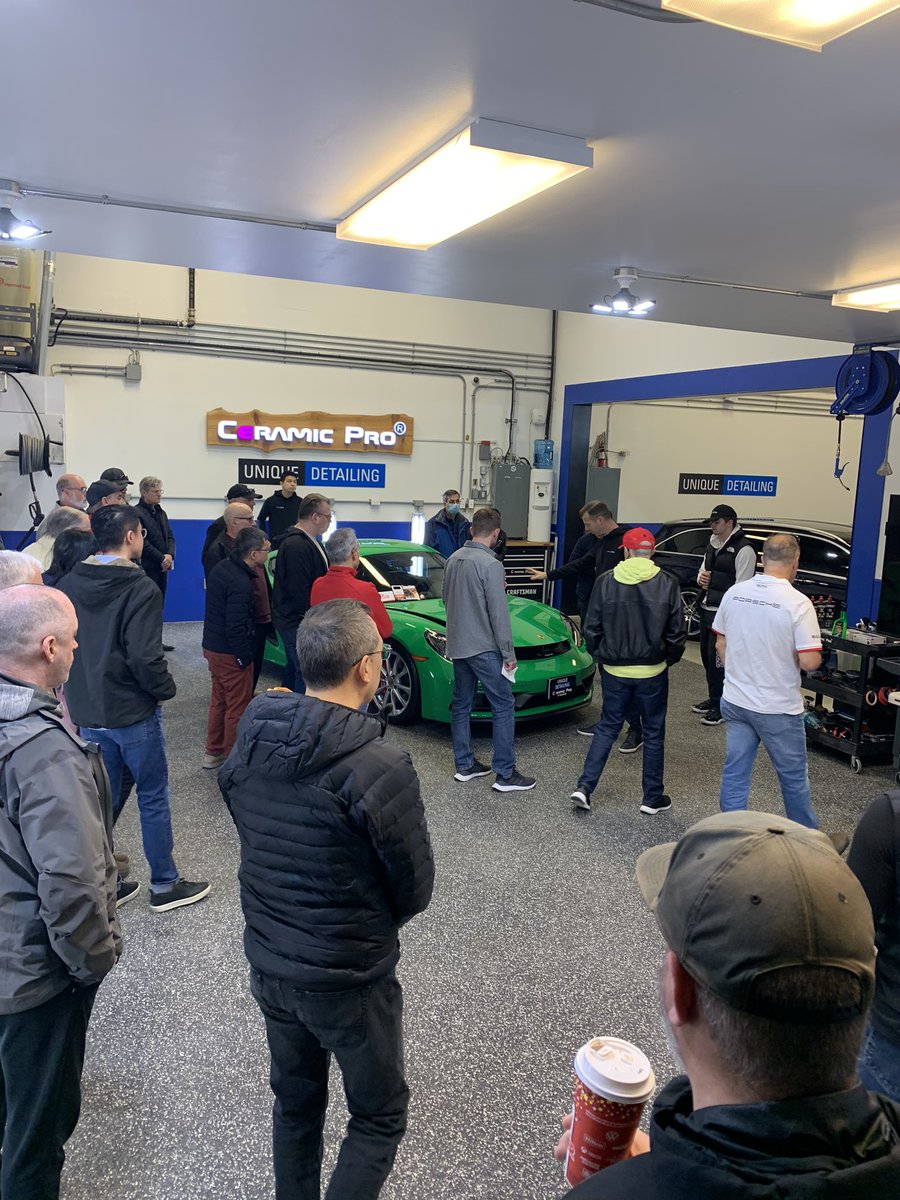 pcacwr's tweet photo. A big thank you to Unique Detailing in Vancouver for hosting our members this morning for a detailing tech event. https://t.co/84p5uCxgCM