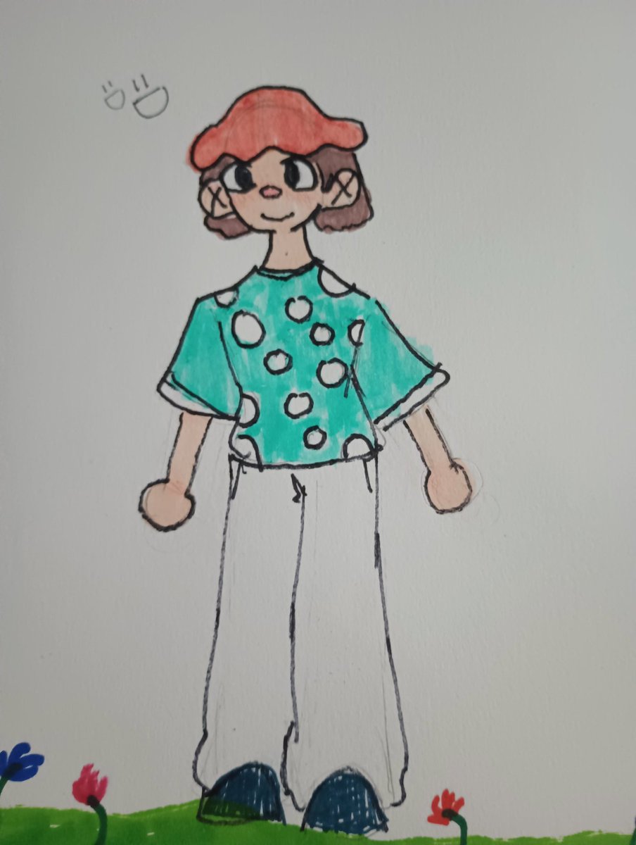 oof_fox's tweet photo. While I was watchingn aimsey stream I drew their animal crossing character :D #aimseyfanart https://t.co/2qLcPKA4Bx