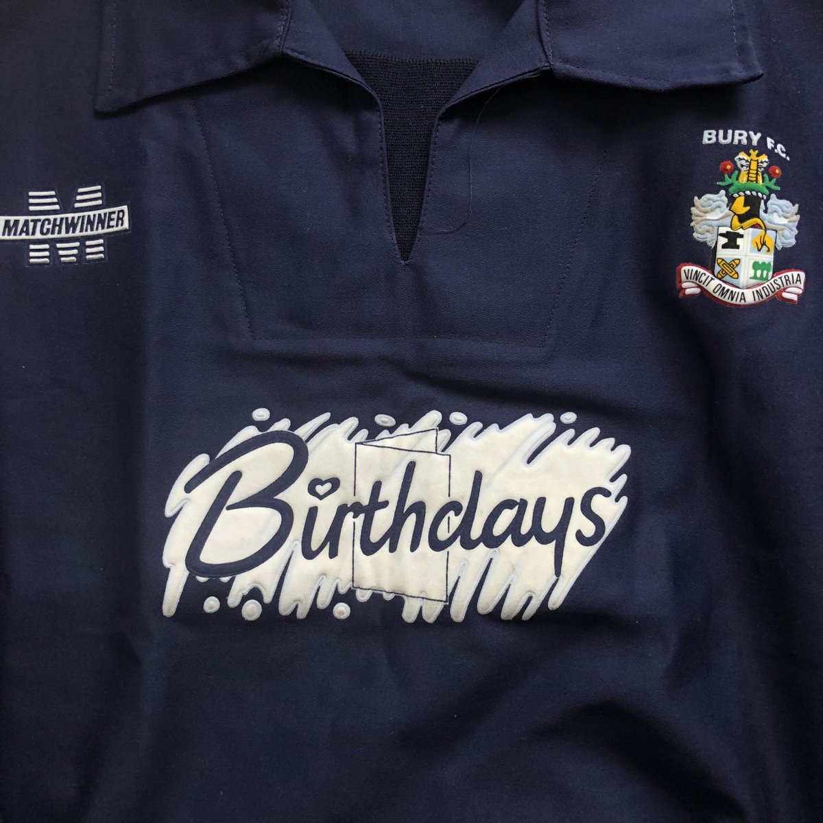 Bury FC Match Worn Shirts tweet media