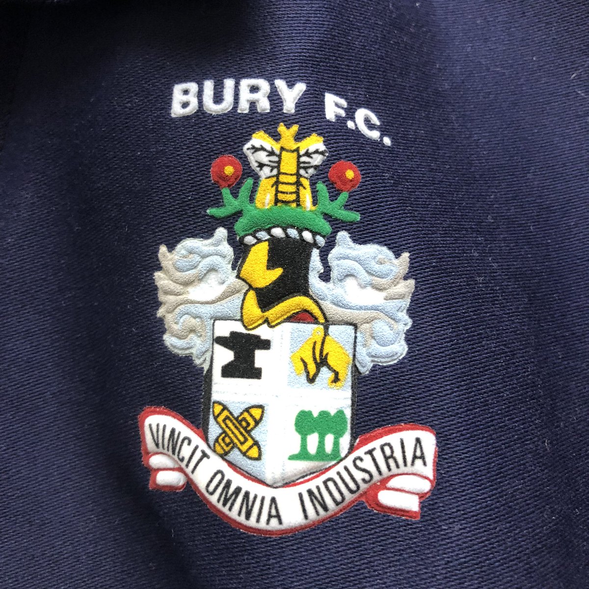 Bury FC Match Worn Shirts tweet media