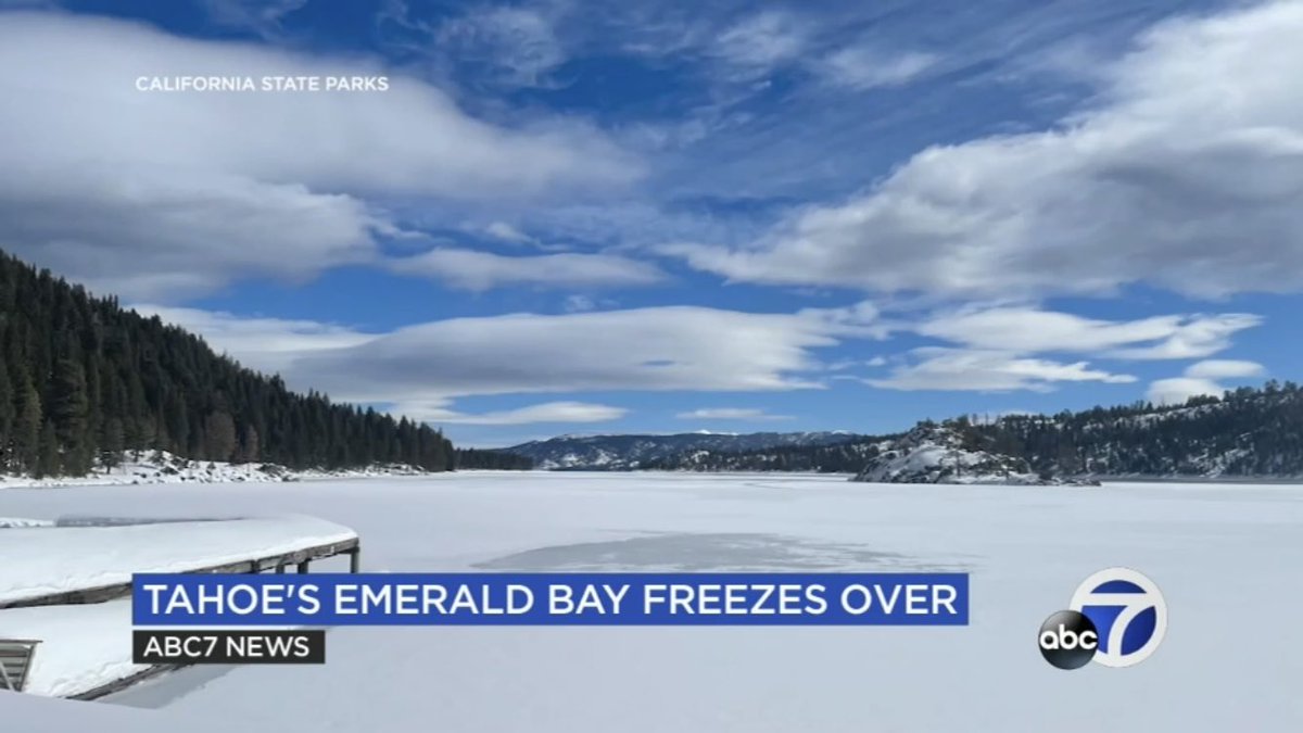 PanigoyanJr's tweet photo. Been trying to find a new team, since becoming a free agent got me released from the @DakotaBikers .  Championship team which I am still in love with.  At this moment I’m in Lake Tahoe.. snowed in. Even Emerald Bay is frozen. https://t.co/UOP1nMyNtD