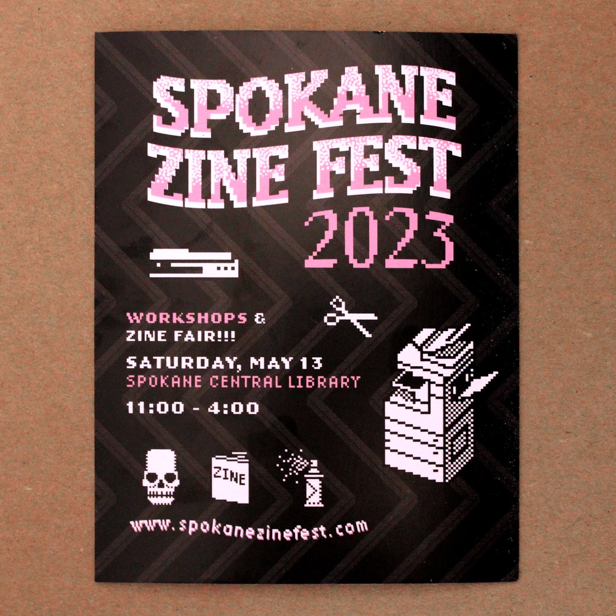 birdsnestzines's tweet image. Save the date: @SpokaneZineFest is on May 13 at the central @spokanelibrary! Along with a zine fair, this year they have six free workshops for you to choose from. Info is at spokanezinefest.com.

#SpokaneZineFest #SpokaneZines #ZineFest #Zines #SpokanePublicLibrary