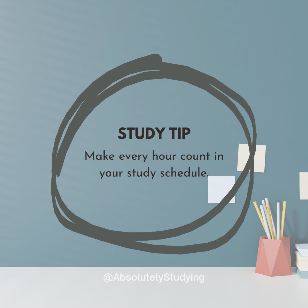 AbsolutelyStudy's tweet image. Are you feeling overwhelmed by studying? Take control of your workload and make a study schedule! 📝 📝 📝 Click the link in our bio for tips on how to make the perfect plan! #studyhack #studyschedule #studytips

#studyhacks #studyspo