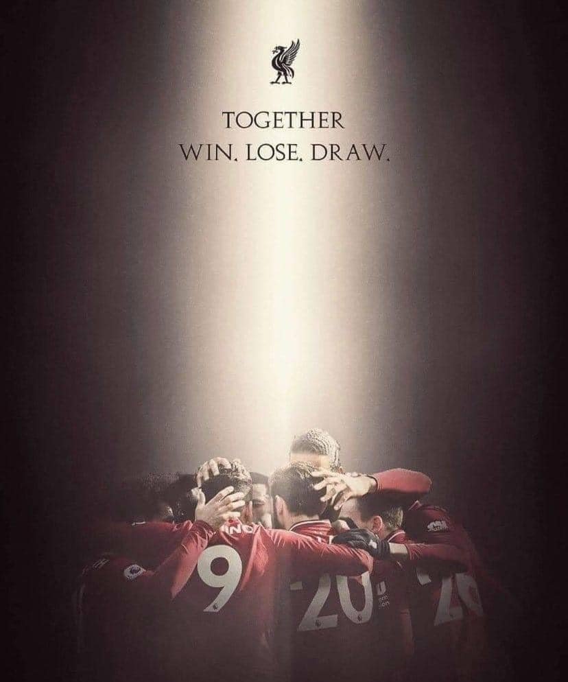Together, Reds!
YNWA! 
❤️💪♥️