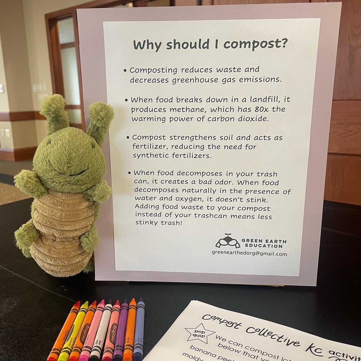 kap0929's tweet photo. I had so much fun at the Columbia Young Scientists Expo this year teaching kids and families about the importance of composting and how to create their own compost-in-a-jar! https://t.co/qa9m145Z9S