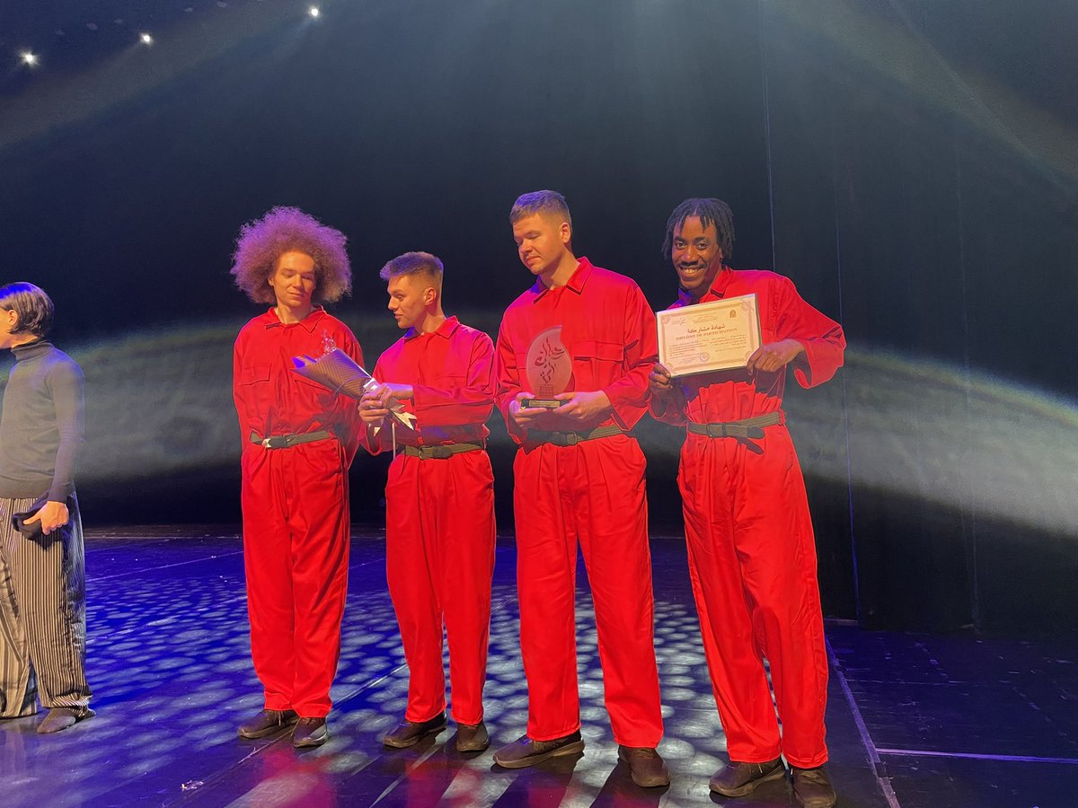 deafexplorer's tweet photo. @deafexplorer &amp; @DefMotion have had the most incredible weekend in #Algeria at the International Festival of Contemporary Dance. Thank you so much to @weareunltd and @UKTheatreDance for recommending us. We hope we did the UK &amp; #BIRMINGHAM proud ⚙️🫰❤️ https://t.co/rIvJWhJ95n