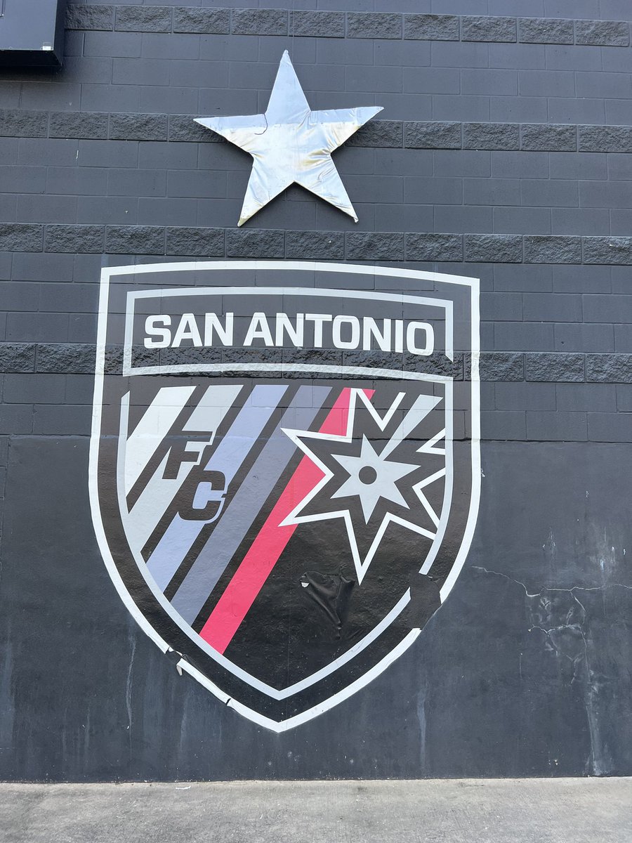 Crocketteers's tweet photo. Practice run of the #KingsofTexas #KingsofUSL tifo & star drop before opening night for @SanAntonioFC. After last night’s win against @oaklandrootssc, we are on our way to defend the title. Now it’s 2023–let’s go! #Defend210 #DeathGround #ChaosCooperators Share your pics/videos! https://t.co/igB4DJdZ8Z