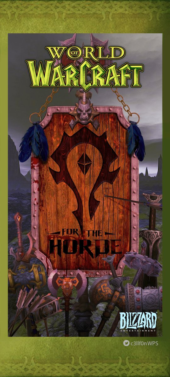 🎮'WORLD OF WARCRAFT' (n.2)
For The HORDE!⚒️
#c3llf0nWPS #WorldOfWarcraft #Warcraft #WoW @Warcraft @WarcraftLATAM @Warcraft_ES @Blizzard_Ent #BlizzardEntertainment #WoWHorde #JoinTheHorde #MMORPG #Videojuegos #JuegosEnLinea #OnlineGames #Videogames #GamerTwitter