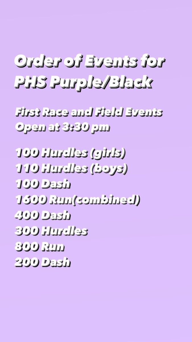 PHS Girls Track and Field tweet media