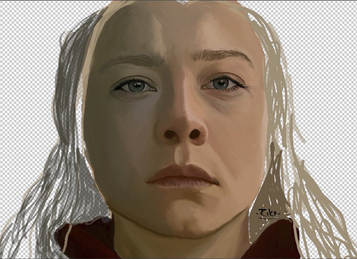 rikiiart's tweet photo. @EmmaZiaDArcy #emmadarcy progress part1
#HouseOfTheDragon #GameOfThrones 🐲 #fanillustration #illustrationartists #illustrationfanart #digitalillustration #fanartist #digitalportrait #womenillustration #fanartdigital https://t.co/nrFQXCZ4Tm