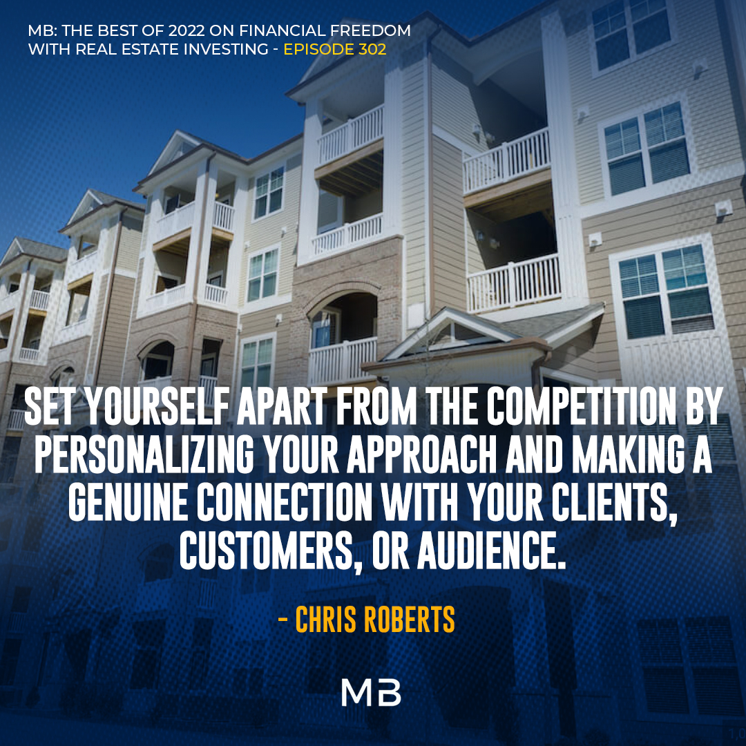 TheMichaelBlank's tweet photo. "Set yourself apart from the competition by personalizing your approach and making a genuine connection with your clients, customers, or audience" - Chris Roberts
#realestate #realestateinvesting #multifamilysyndication #makeconnections
https://t.co/n36YJGhOPy https://t.co/B0ApR2ALcW