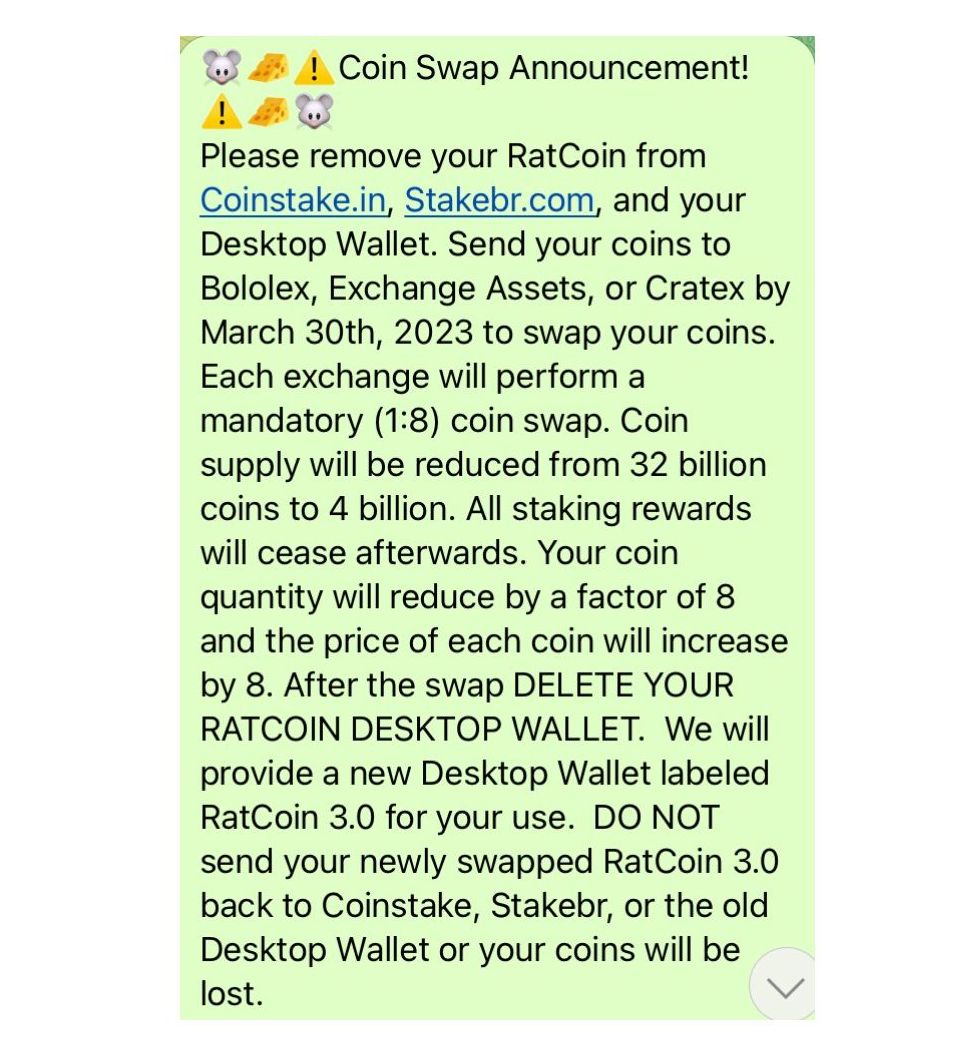 RatcoinR's tweet photo. #Bitcoin #Ethereum #TRON #Dogecoin #FLOKI #BabyDogeCoin #SHIB #Dogelon #USDT #BNB #LTC #XLMUSDT #DGB #dontlookup #ElonMusk #XRP #Polkadot #Cardano #Polygon #MATIC #USDC #Uniswap #Cosmos #Monero https://t.co/tIqA2g20Pv