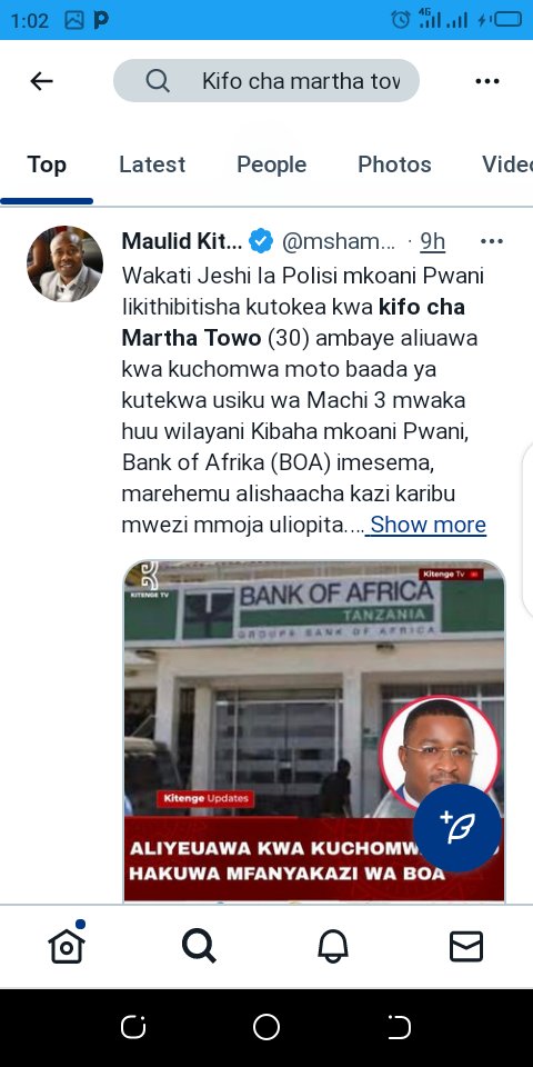 Screenshot (Mar 13, 2023 1:02:25 AM) Ni hatari sana huyu Ni mfanyakazi kahama, raisi Samia s, hasani akemee . Na kuliangalia kiundani tunaishi Kama wanyama je Kuna watu wako juu ya Sheria inatisha Sana..