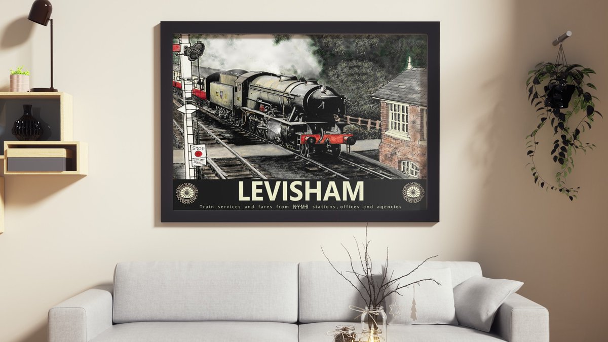 WD No. 3672 'Dame Vera Lynn' at Levisham station on the @nymr by S.R Hudson. A4, A3, A2, A1 and A0 size prints available from etsy.com/uk/shop/period…
#northyorkshiremoorsrailway #heritagerailway #northyorkshire #levisham