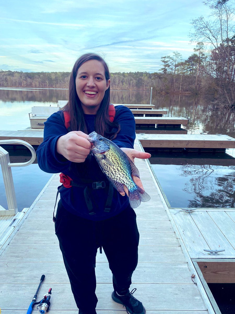 My 1st time at Lake Rutledge and it sure was Crappie! I had a blast!! #Serenity #grateful #FishingGirls #fishinglife #FishOn #fishfam