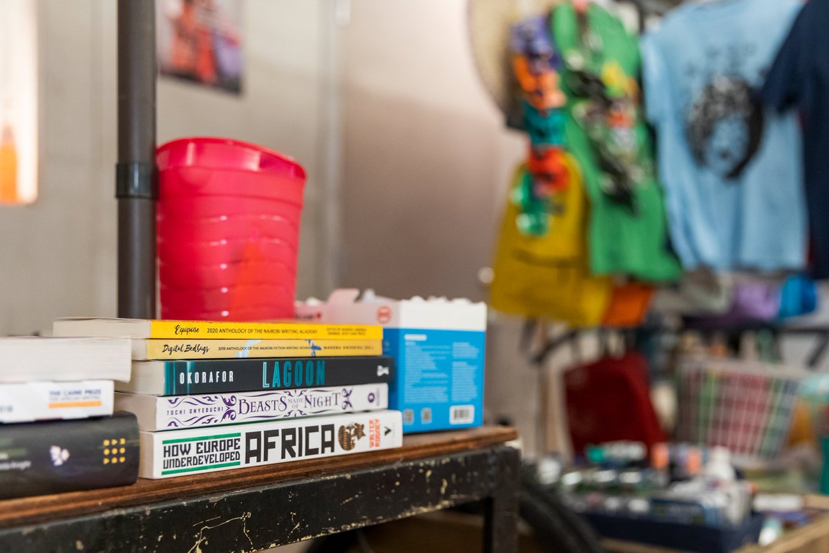 Walter Kitundu’s installation in the Academy’s African Hall disrupts the idealized view of Africa, &amp; reminds visitors that people in Dar es Salaam, Tanzania are, “living, listening, and going about their daily modern lives.” Read the artist statement here: bit.ly/3FeDMok