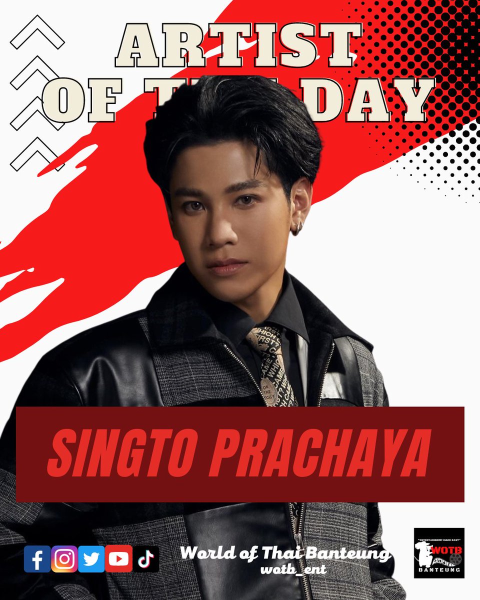WOTB_Ent's tweet photo. [ WOTB ARTIST OF THE DAY ]

Singto Prachaya Ruangroj also known as Prachaya Rueangrot

Birthday: July 28, 1994
Age: 28
Occupation : Actor 
Home town:  Thailand 

Did you know?
- Prachaya Ruangroj, nicknamed Singto, is an actor born in Bangkok, Thailand
-He attended the all-boys https://t.co/MTckkWOV1x