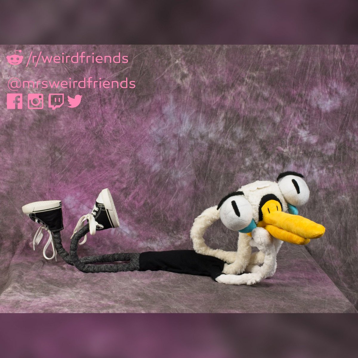 MrsWeirdFriends's tweet photo. If you don't get your children a Swan Boy plushie this holiday season, that's legally criminal negligence! 

Made from the bodies of other plush toys! @bransonreese #swanboy https://t.co/qI6HFnsOXF