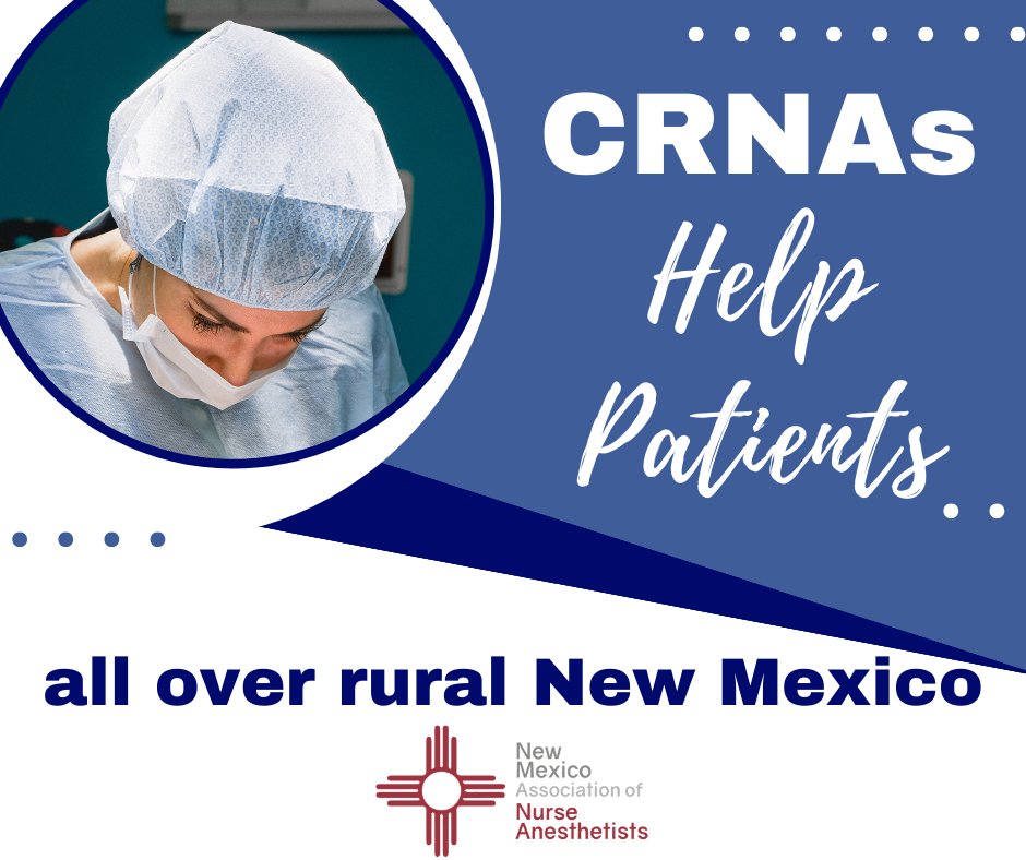 We are in every corner in New Mexico to deliver safe, professional and cost-effective anesthetic care!

Support SB 80 this legislative session!

#crnas #nurses #nmcrnas #nmnurses #nmanesthesia #nmlegis #govmlg #nursing #nmleg #newmexico #nmpol